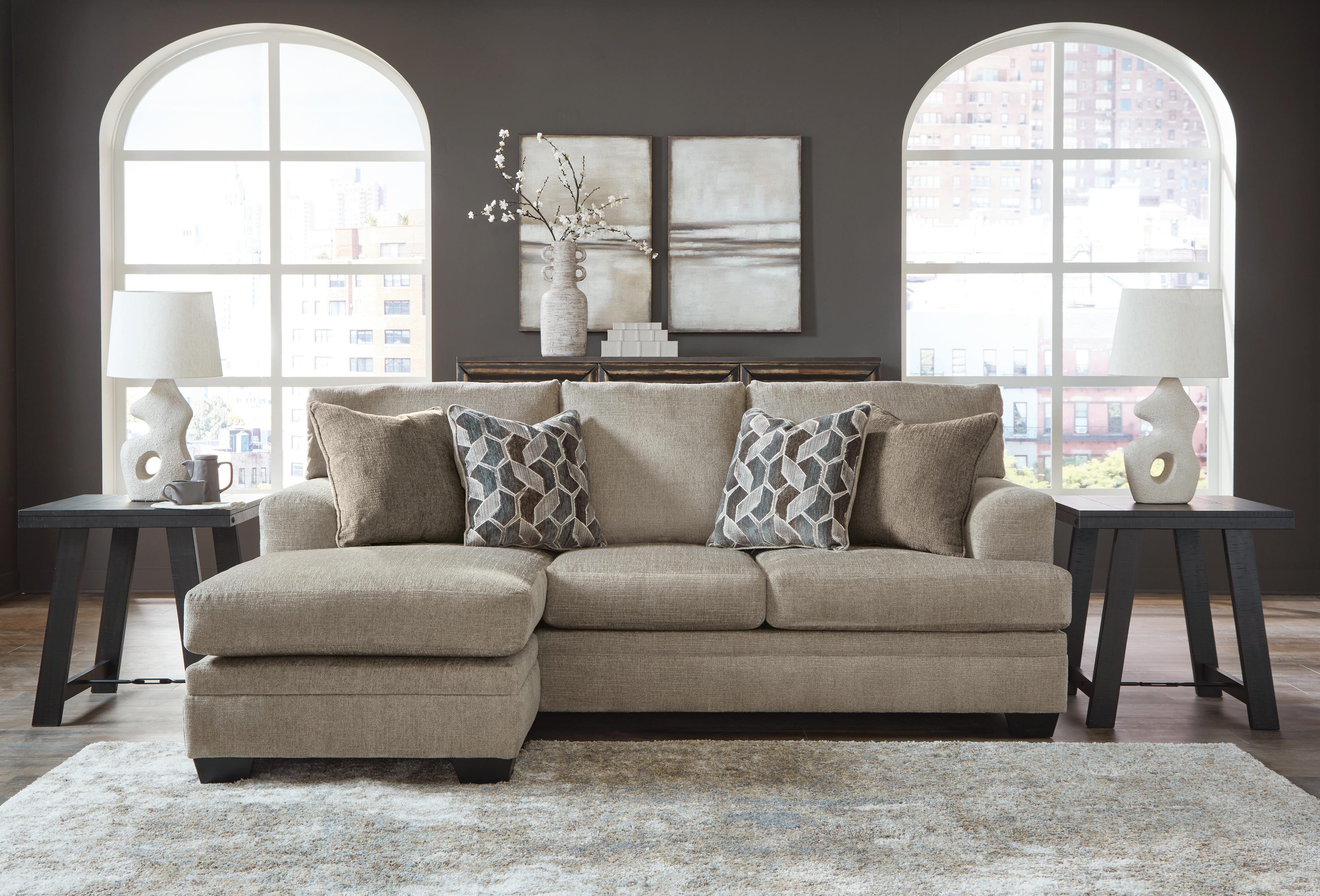 Stonemeade Sofa Chaise and Recliner