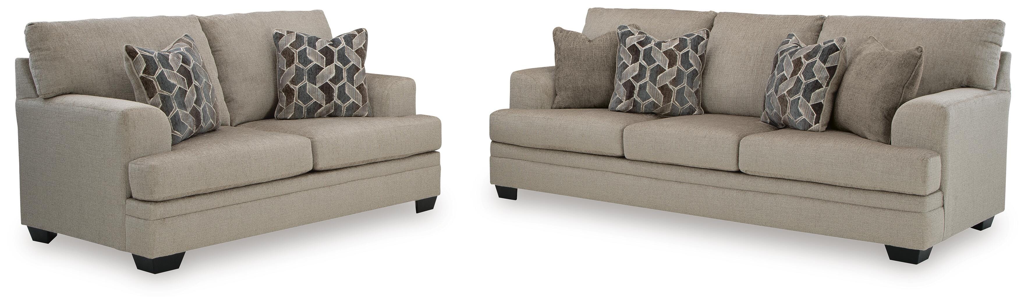 Birchwell Sofa, Loveseat, Oversized Chair and Ottoman