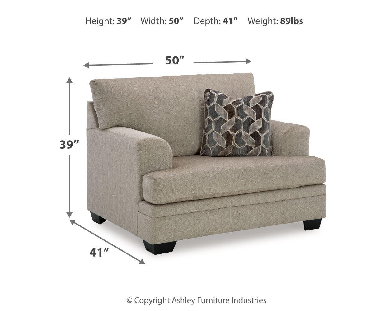 Birchwell Oversized Chair and Ottoman