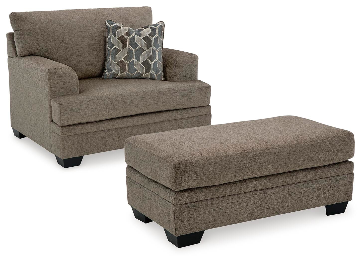 Birchwell Oversized Chair and Ottoman