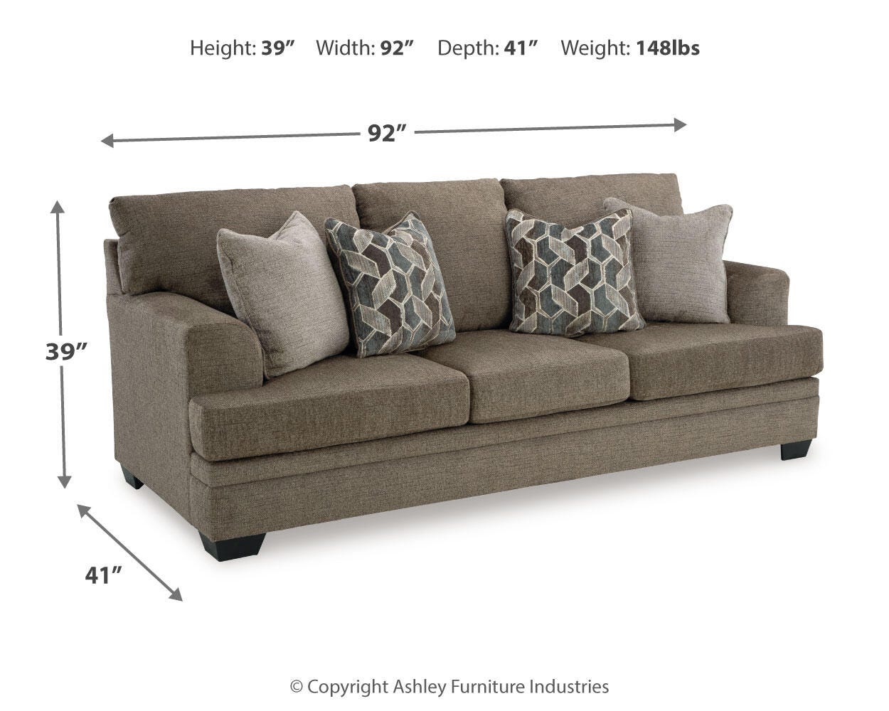 Birchwell Sofa, Loveseat, Oversized Chair and Ottoman