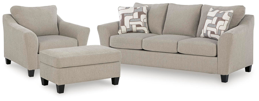 Willarae Sofa, Oversized Chair and Ottoman