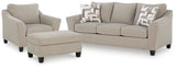 Willarae Sofa, Oversized Chair and Ottoman