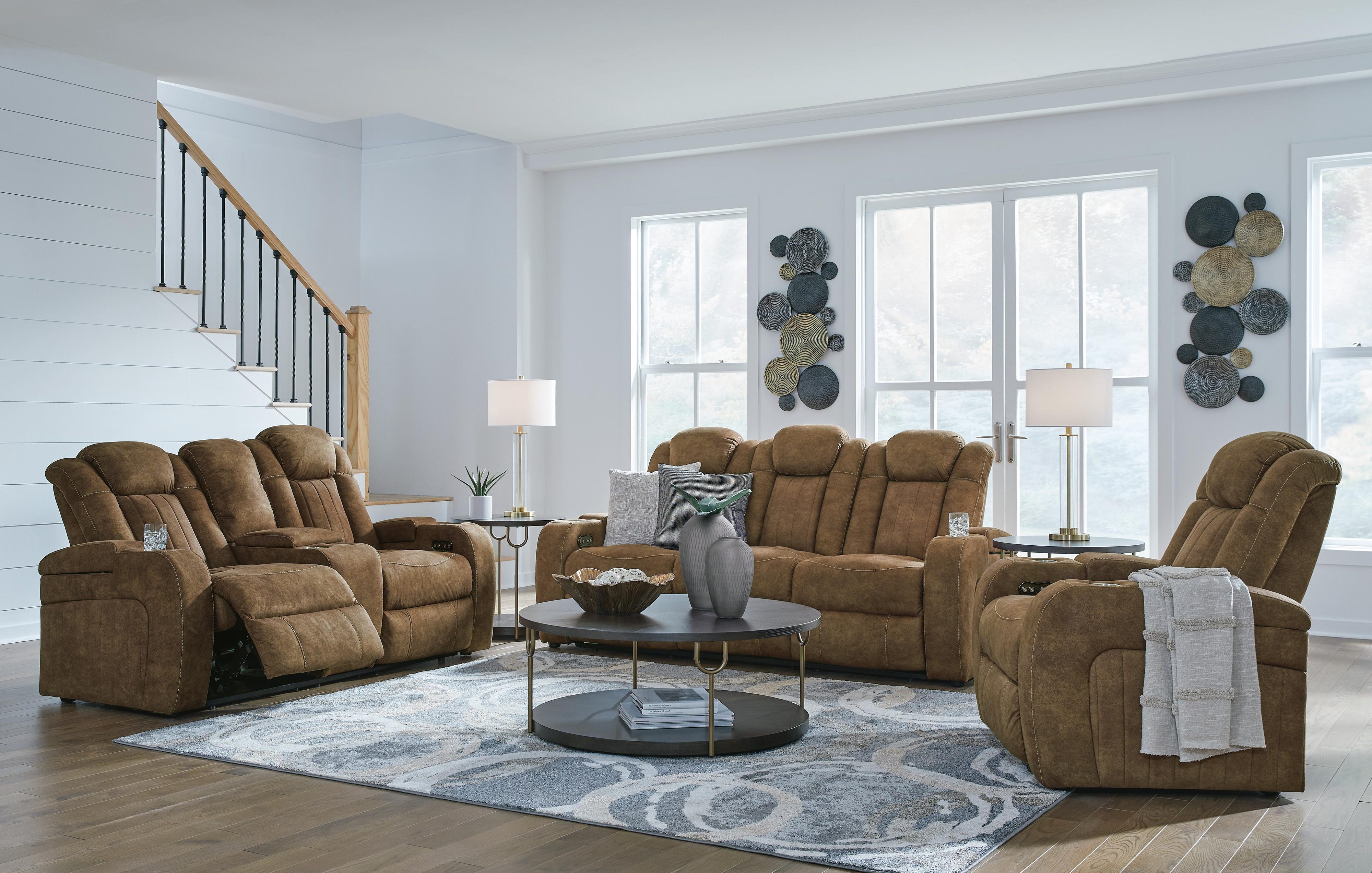 Wolfridge Sofa, Loveseat Power and Recliner