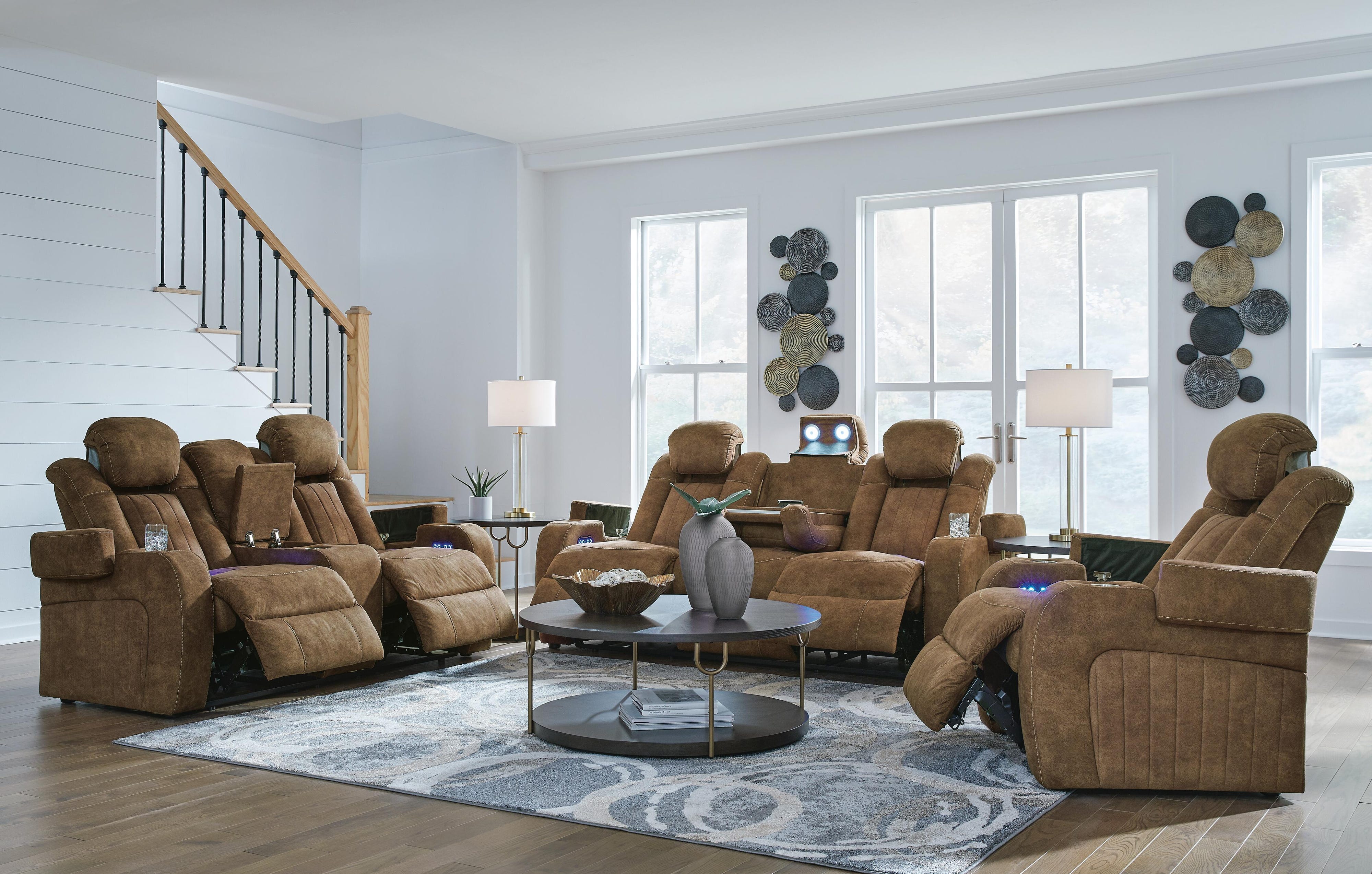 Wolfridge Sofa, Loveseat Power and Recliner