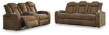 Wolfridge Dual Power Reclining Sofa and Loveseat