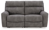 Next-Gen DuraPella Performance Fabric Dual Power Reclining Sofa and Loveseat