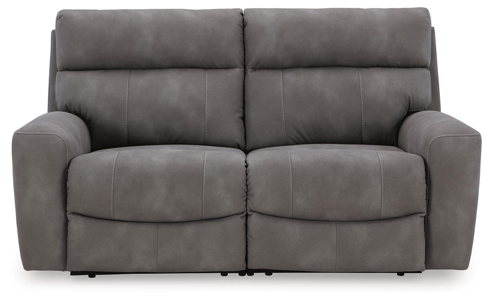 Havenridge 2-Piece Power Reclining Sectional Loveseat
