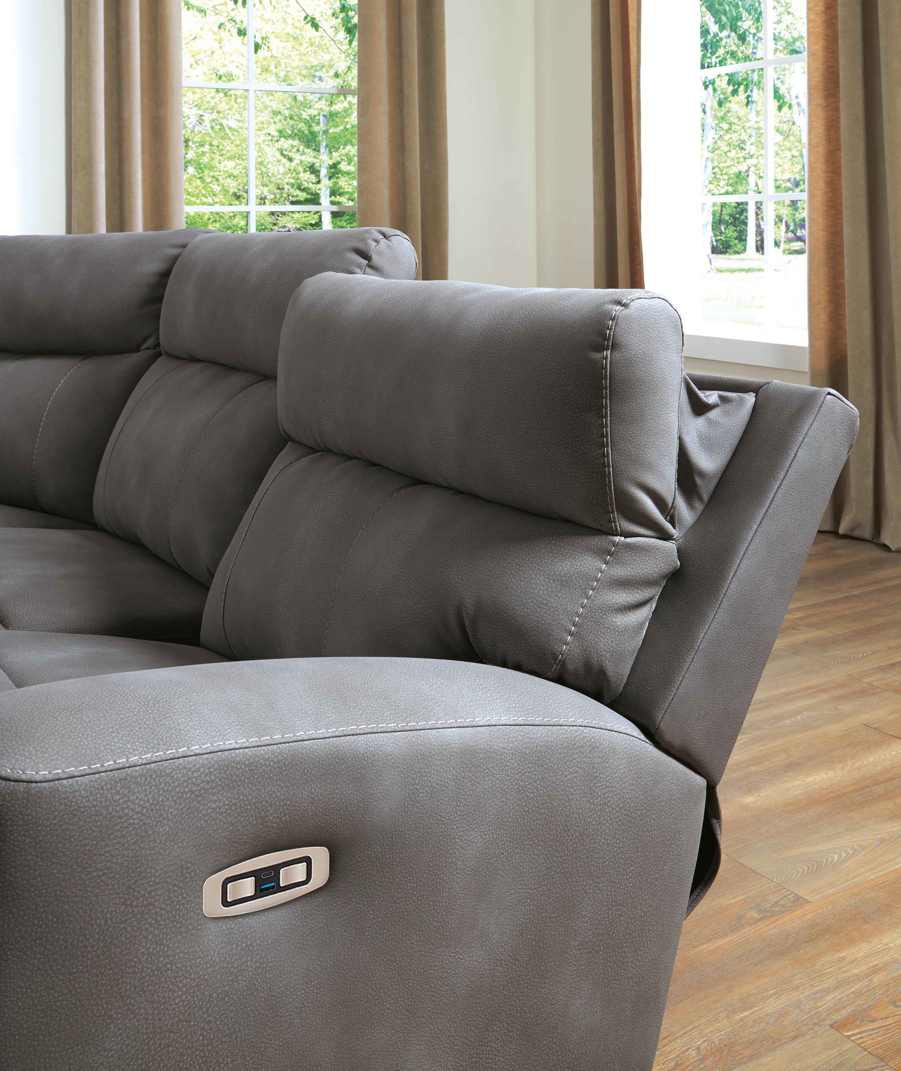 Next-Gen Durapella 5-Piece Power Reclining Sectional