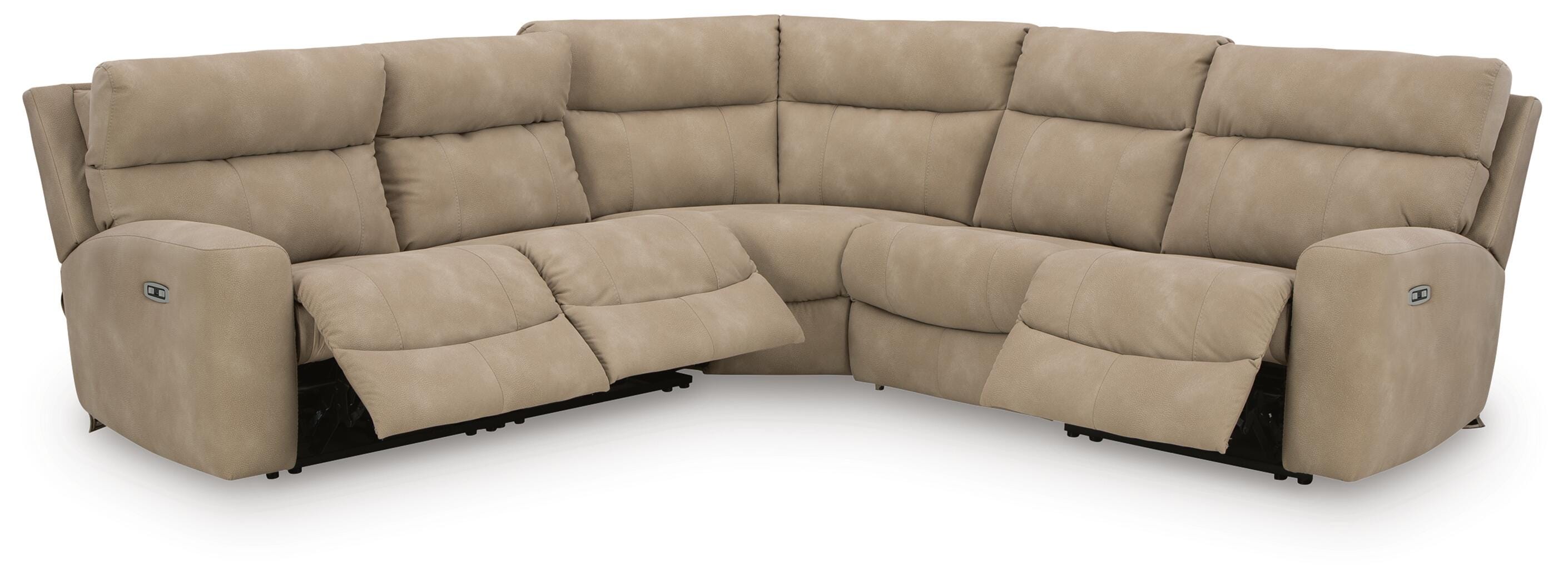 Next-Gen Durapella 5-Piece Power Reclining Sectional