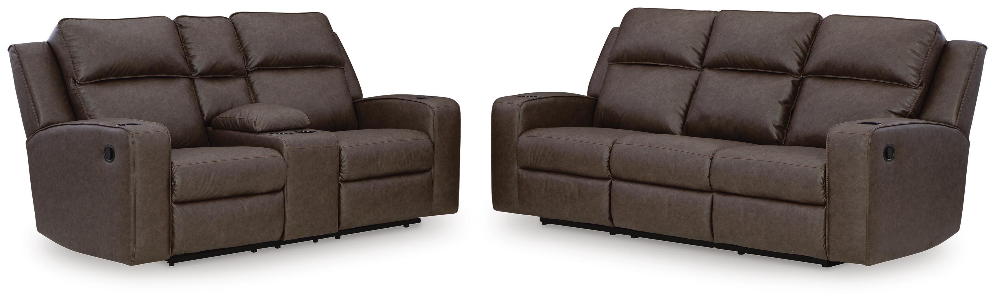 Lavenhorne Manual Reclining Sofa and Loveseat