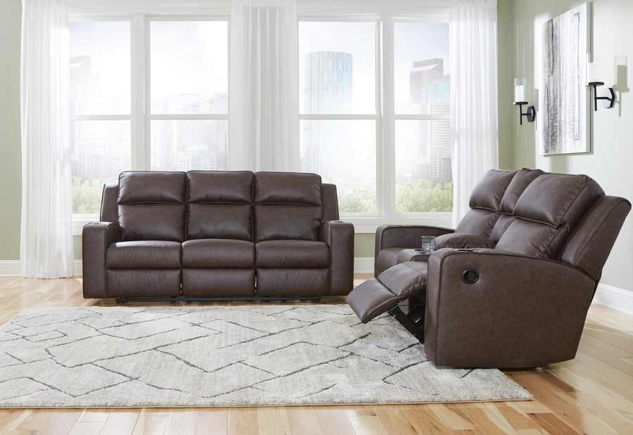 Lavenhorne Manual Reclining Sofa and Loveseat