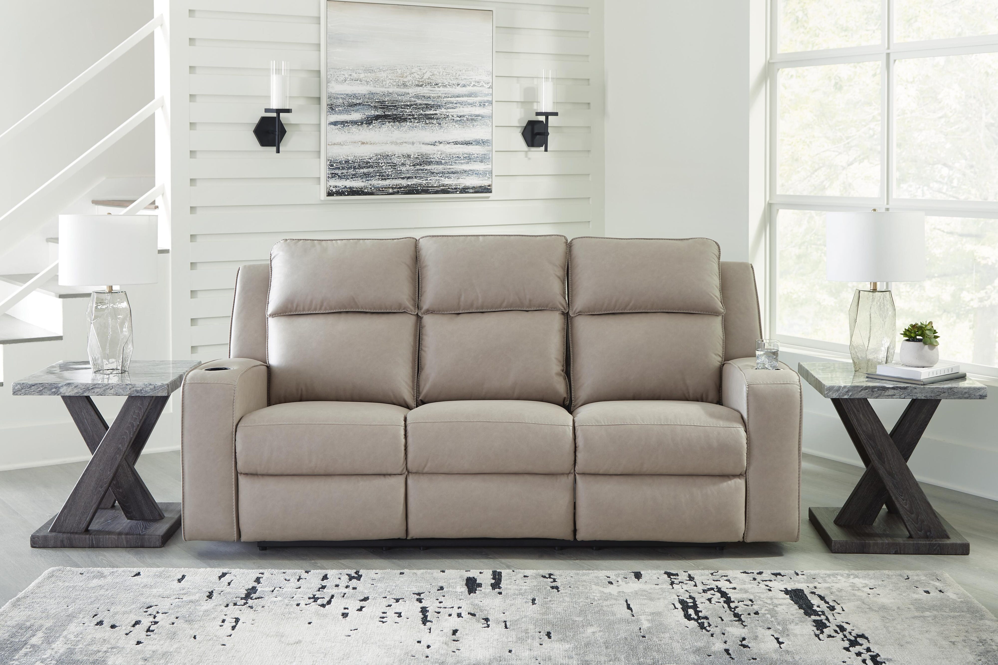 Lavenhorne Reclining Sofa with Drop Down Table