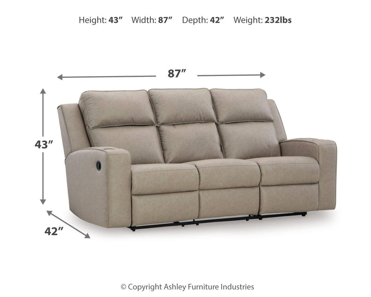 Lavenhorne Sofa, Loveseat and Recliner