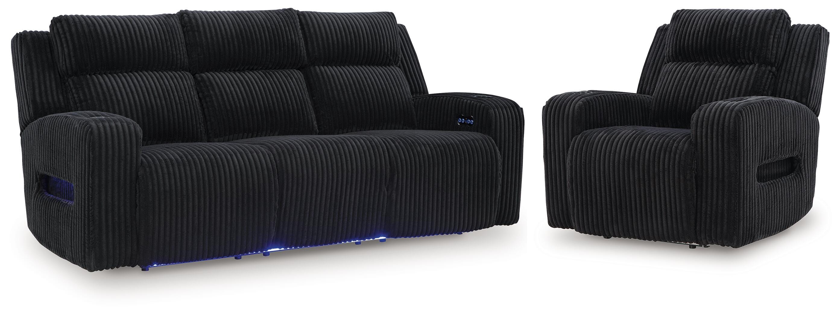 Belvarrow Power Reclining Sofa and Power Recliner