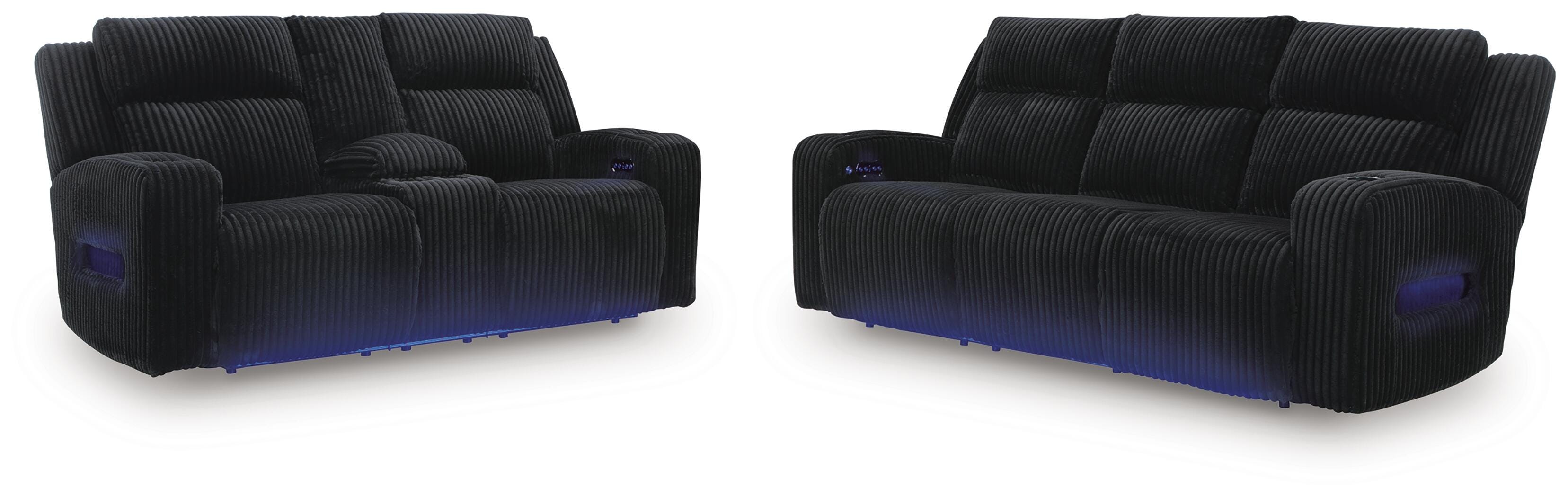 Forest Lake Power Reclining Sofa and Loveseat