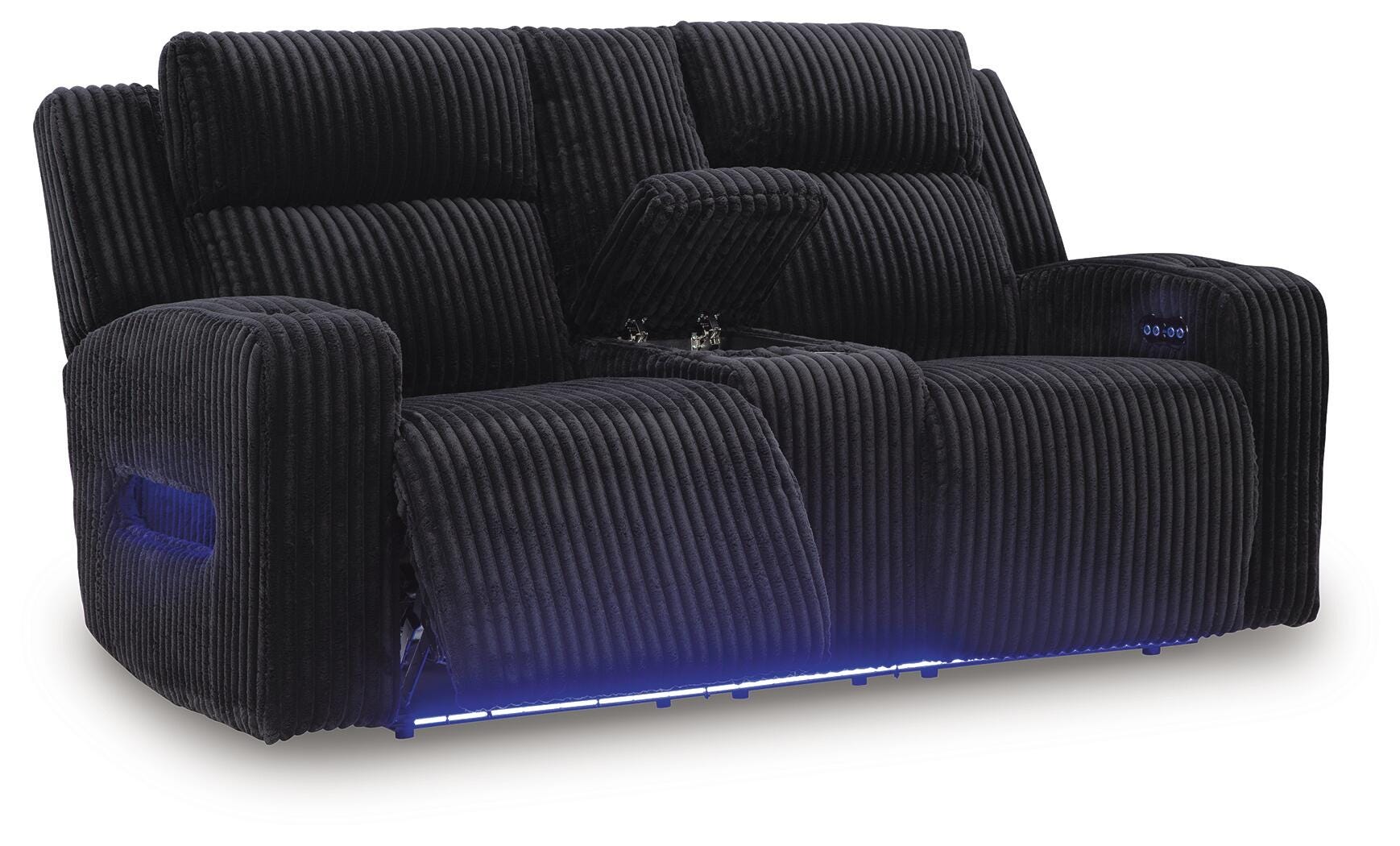 Belvarrow Power Reclining Loveseat with Console