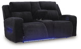 Belvarrow Power Reclining Loveseat with Console