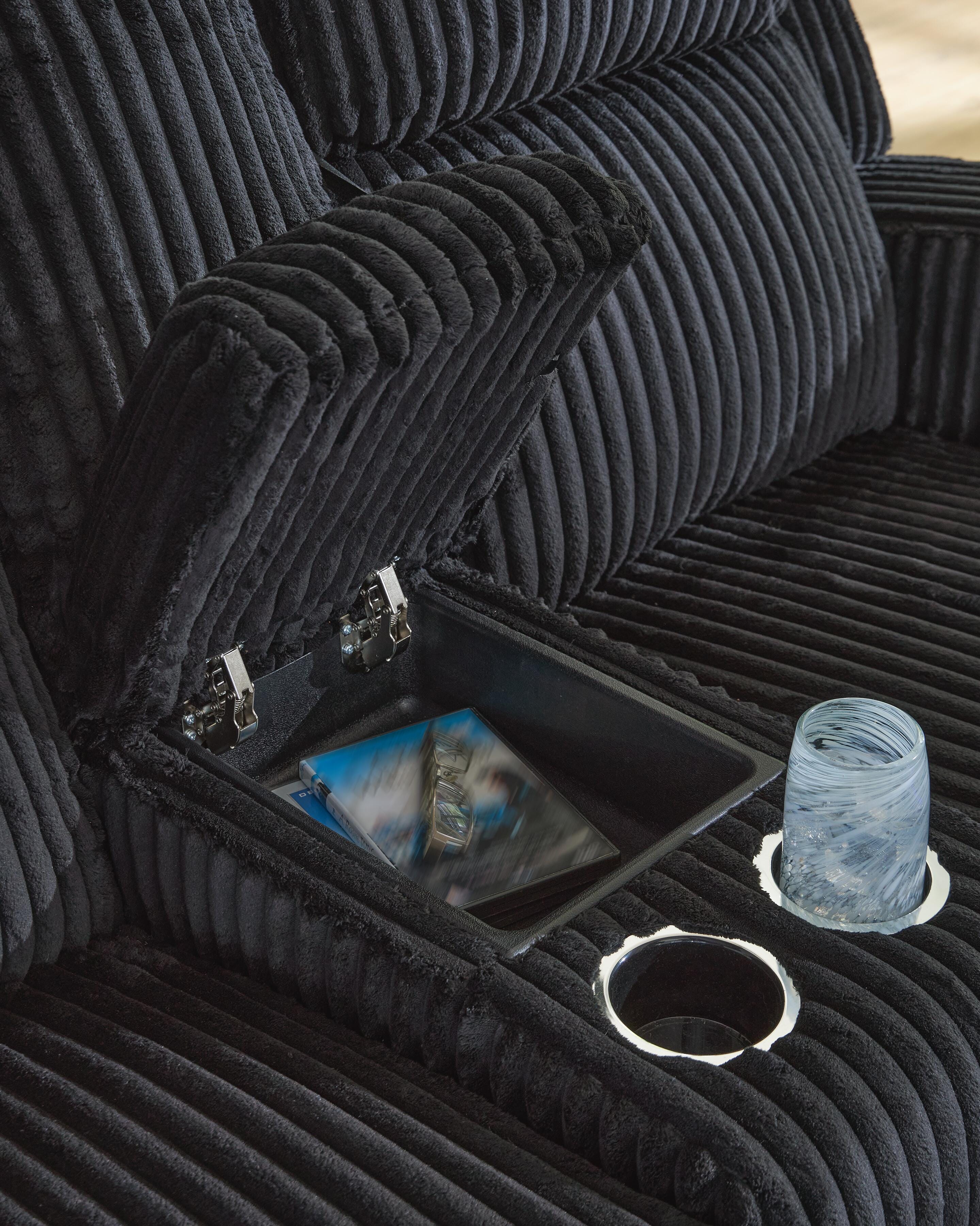 Belvarrow Power Reclining Loveseat with Console
