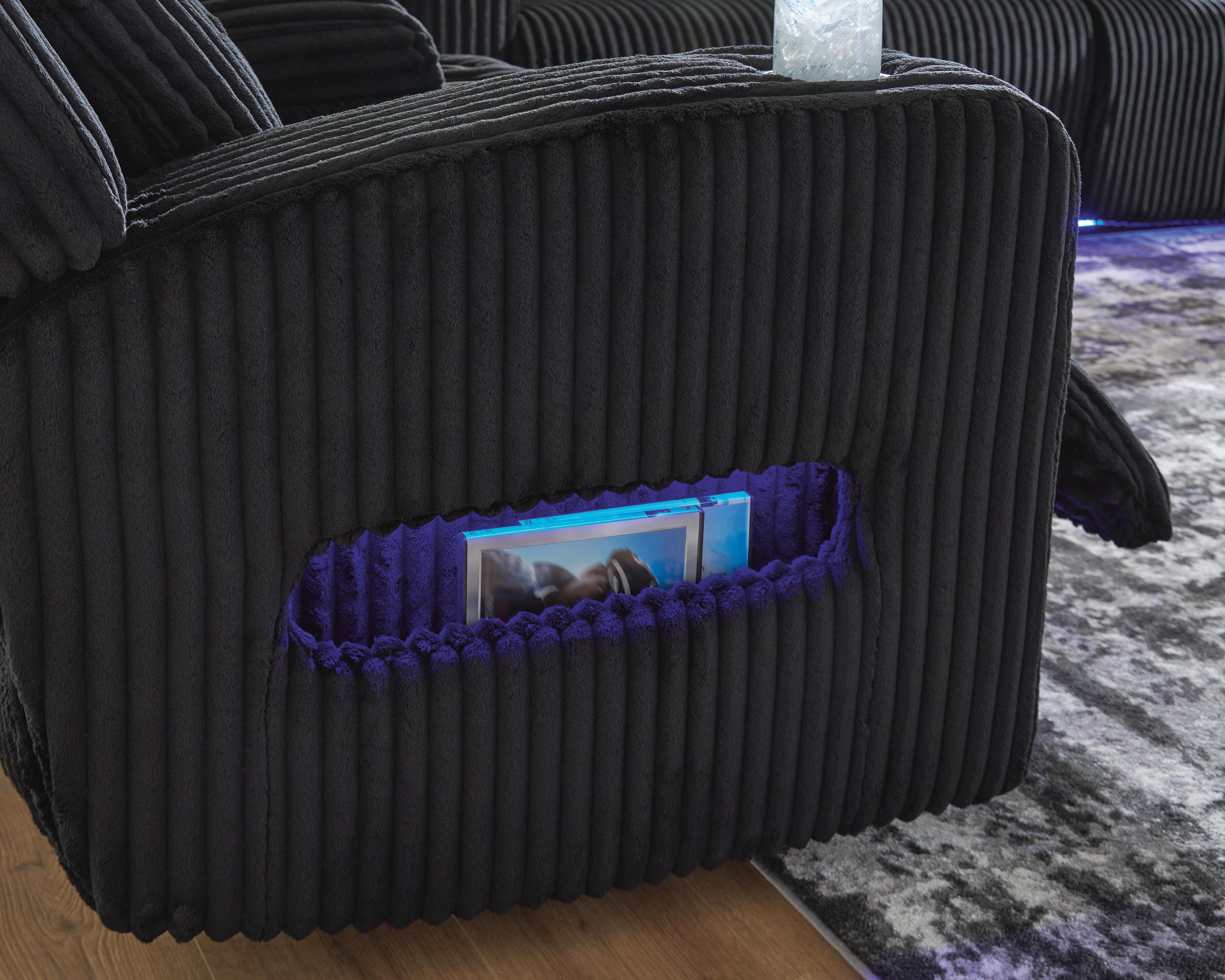Belvarrow Power Reclining Loveseat with Console