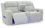 Forest Lake Power Reclining Loveseat with Console