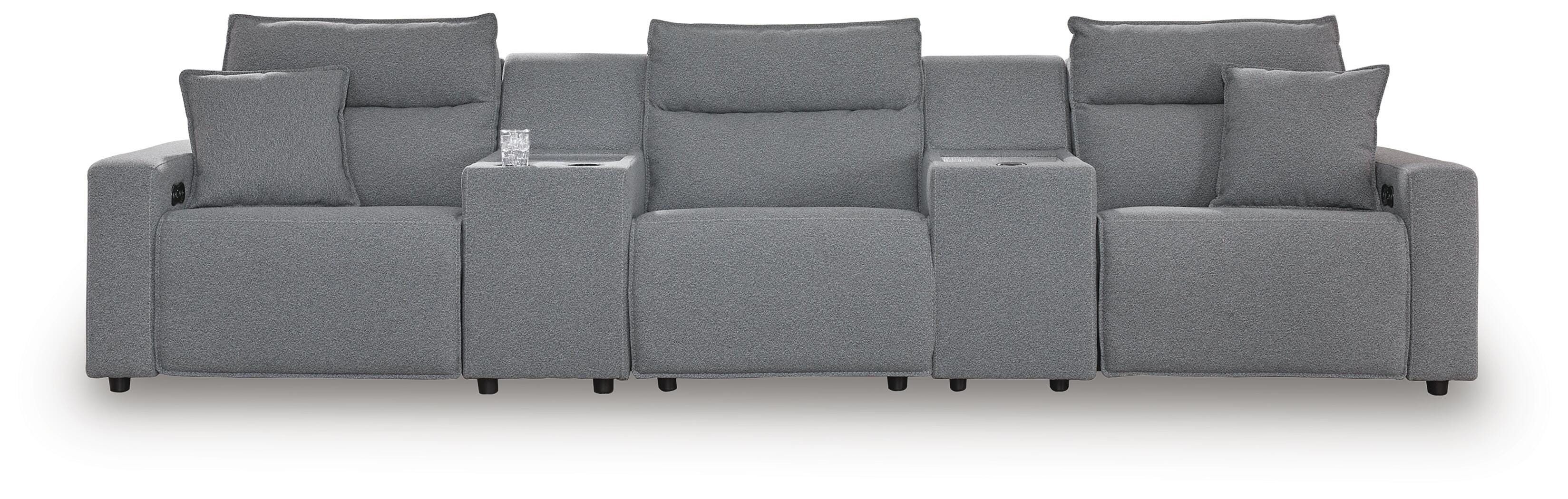 Modmax II 5-Piece Reclining Sectional with Consoles