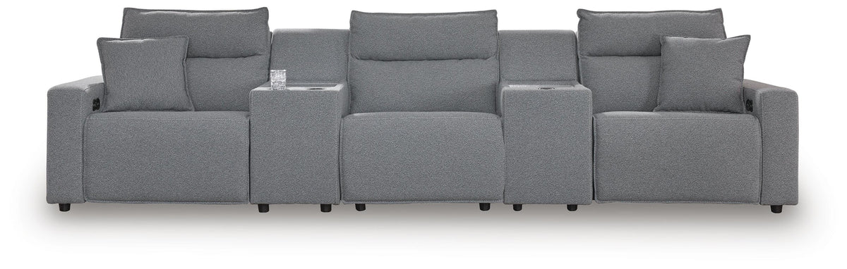 Modmax II 5-Piece Reclining Sectional with Consoles