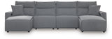 Modmax II 4-Piece Power Reclining Sectional with Chaise