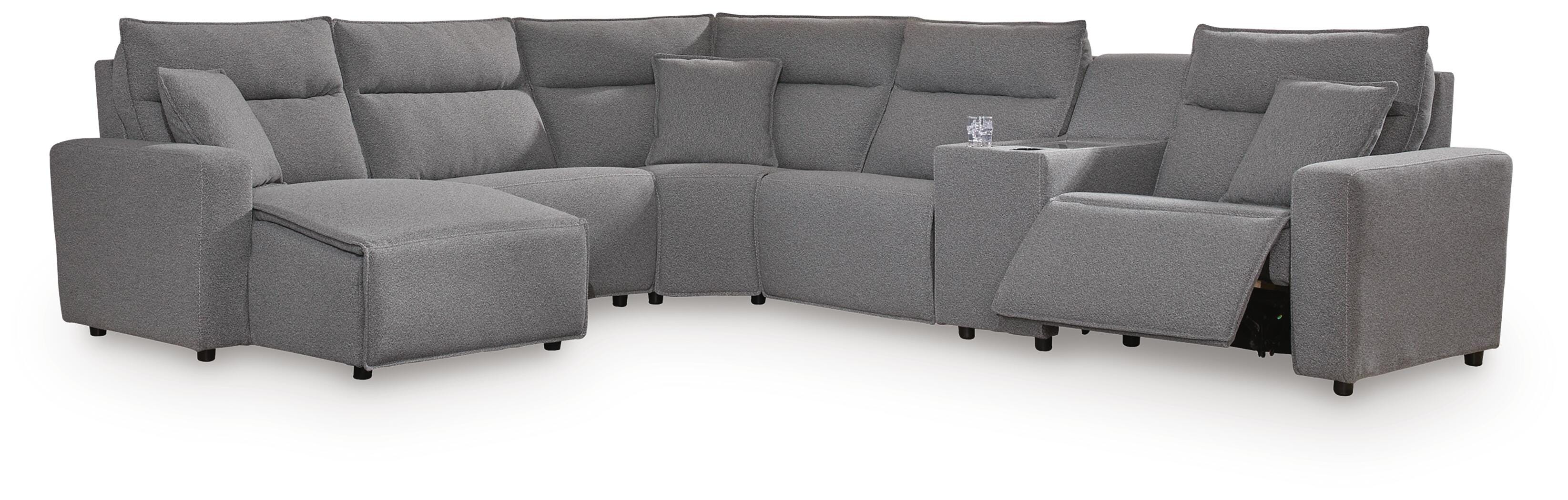 Modmax II 6-Piece Power Reclining Sectional with Chaise and Console