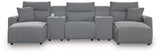 Modmax II 5-Piece Power Reclining Sectional with Chaise and Consoles