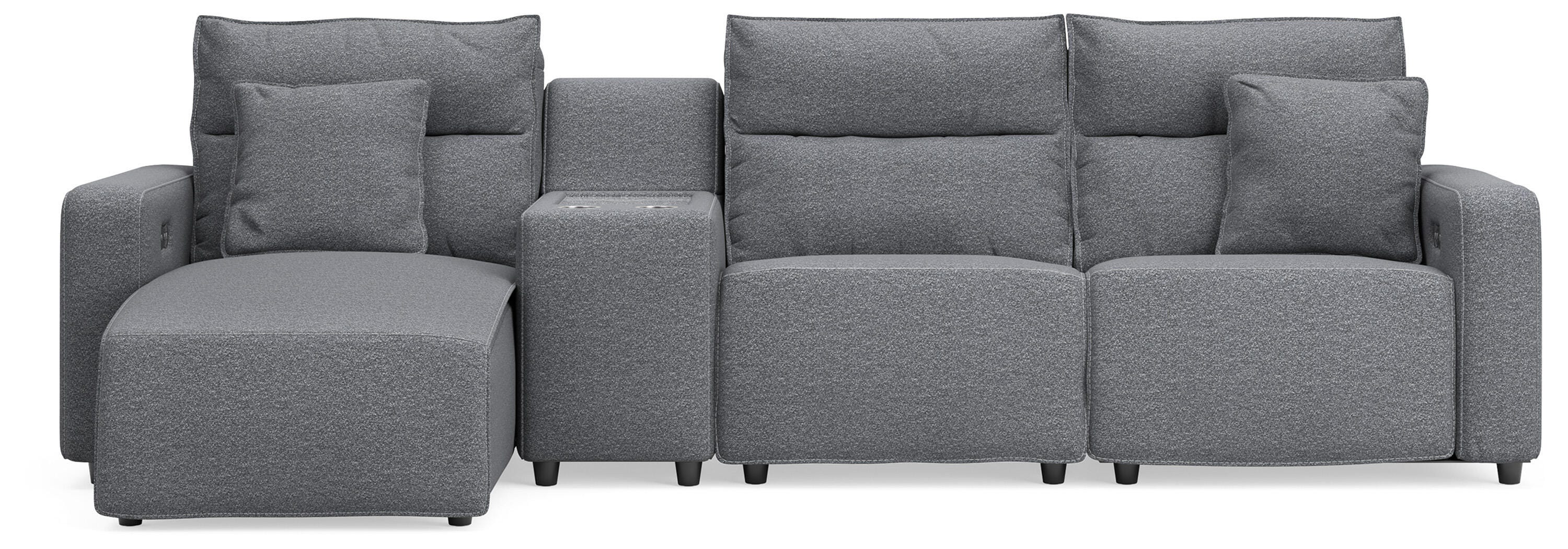 Modmax II 4-Piece Reclining Sectional with Chaise and Console