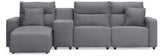 Modmax II 4-Piece Reclining Sectional with Chaise and Console