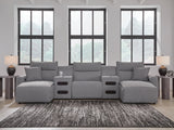 Modmax II 5-Piece Power Reclining Sectional with Chaise and Audio Consoles
