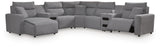 Modmax II 7-Piece Power Reclining Sectional with Chaise and Audio Consoles