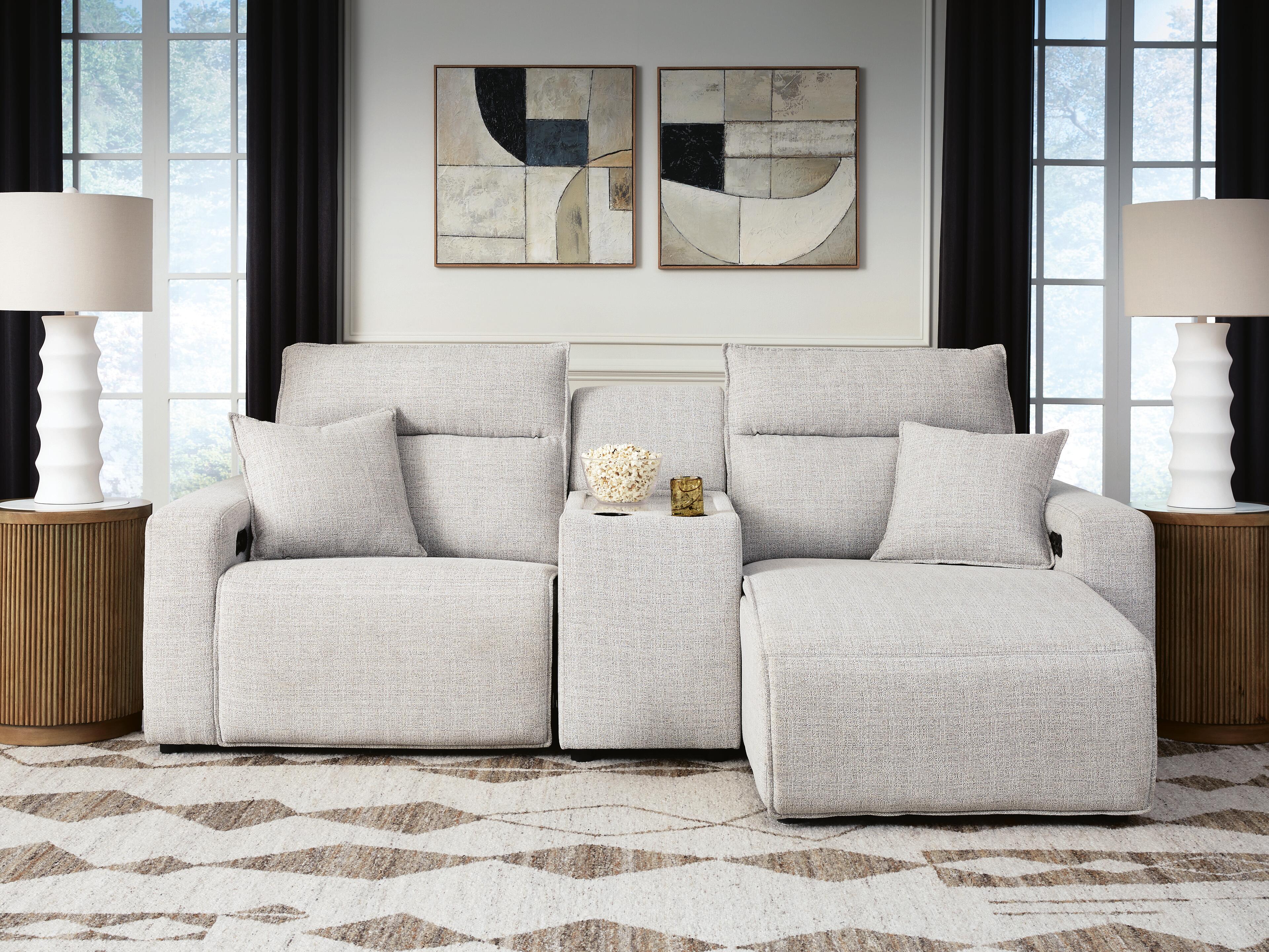 Modmax II 3-Piece Power Reclining Sectional with Chaise and Console