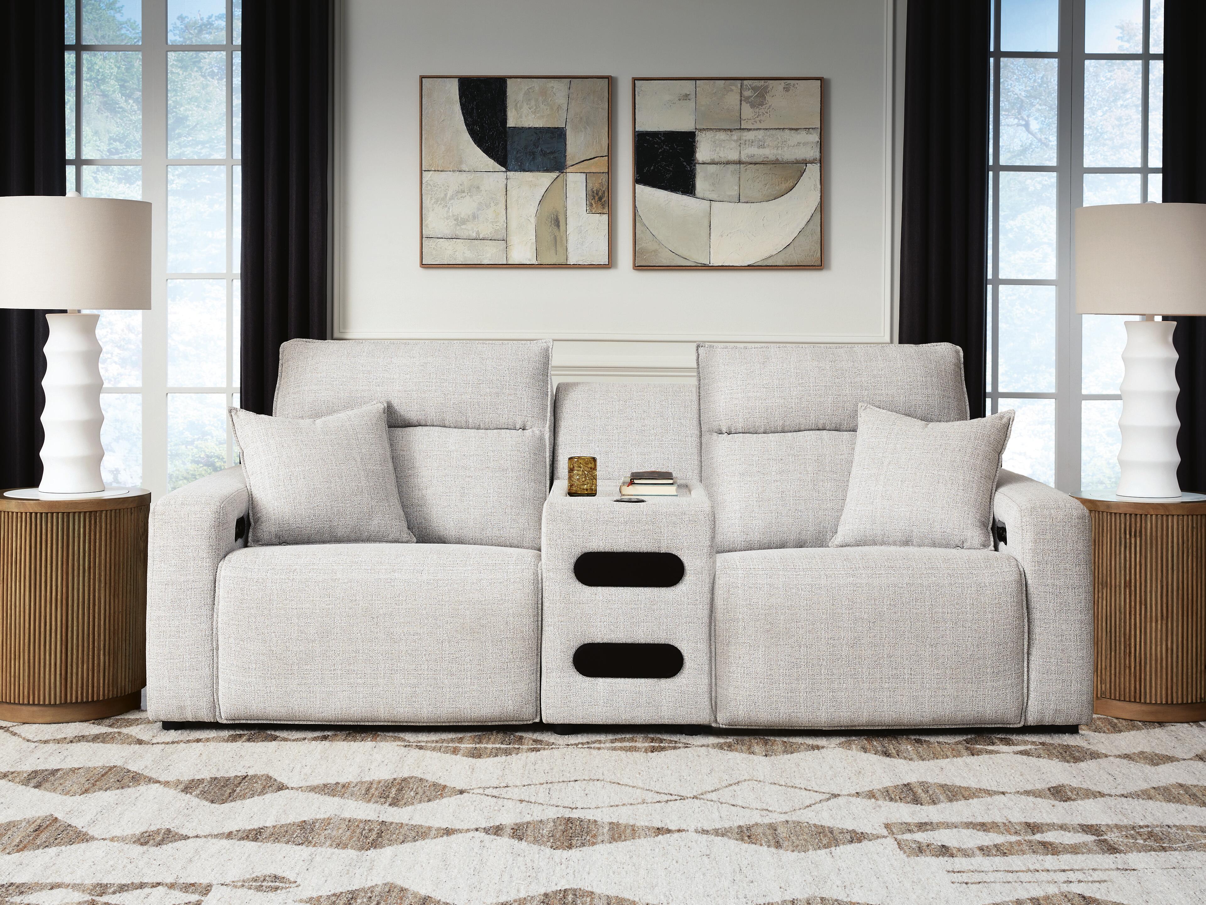 Modmax II 3-Piece Power Reclining Sectional with Audio Console