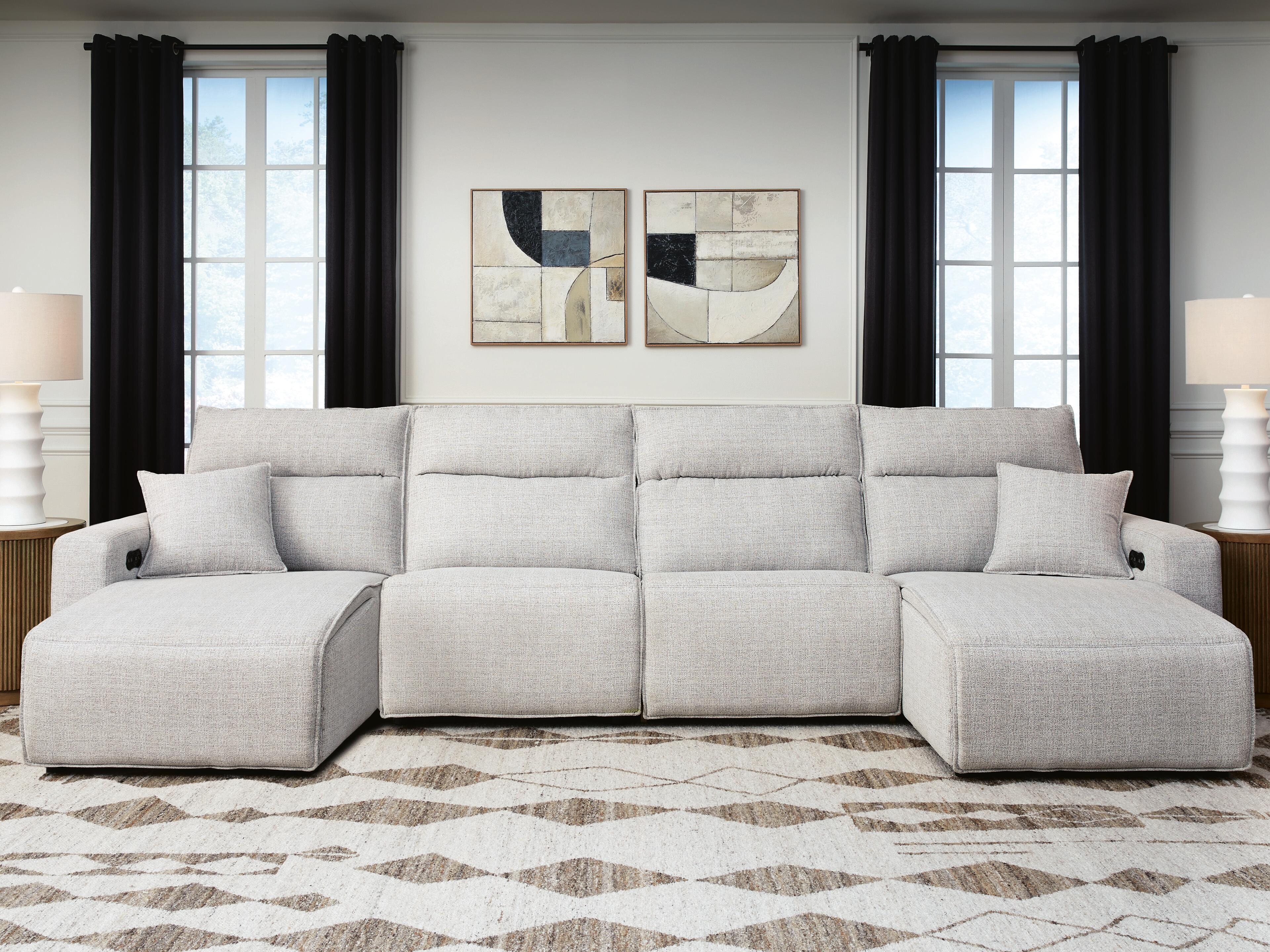 Modmax II 4-Piece Reclining Sectional with Double Chaise