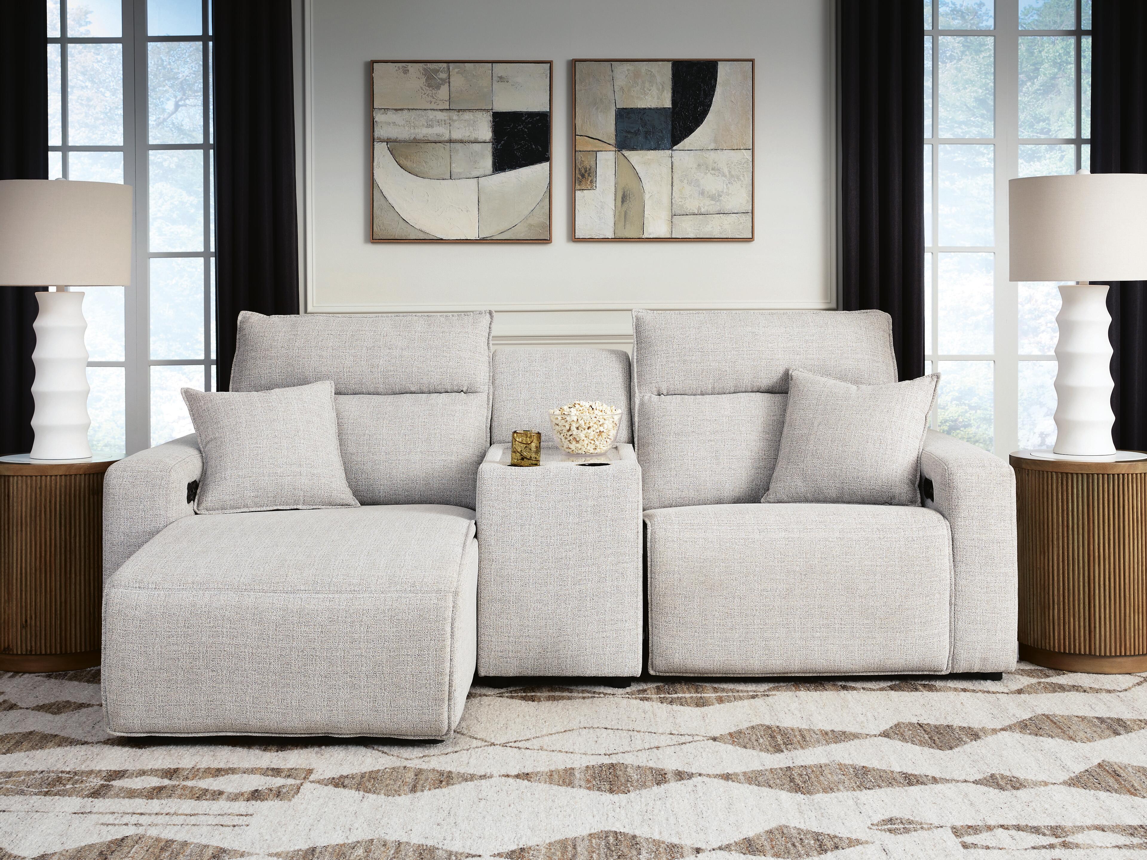 Modmax II 3-Piece Power Reclining Sectional with Chaise and Console