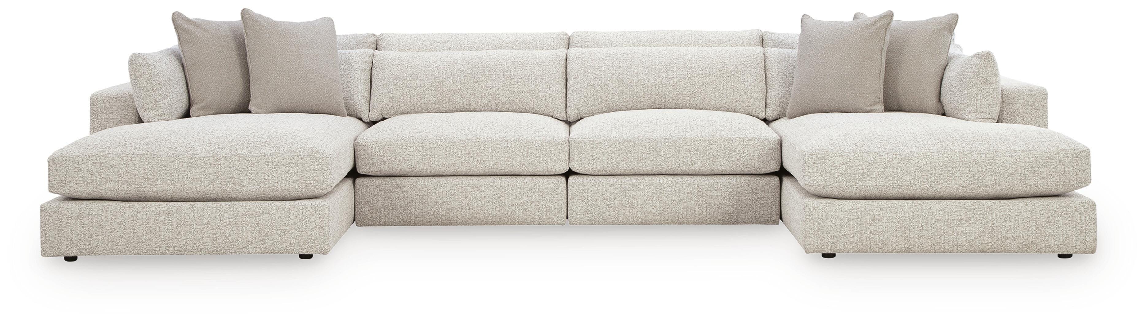 Ashbourne Estate 4-Piece Double Chaise Sectional
