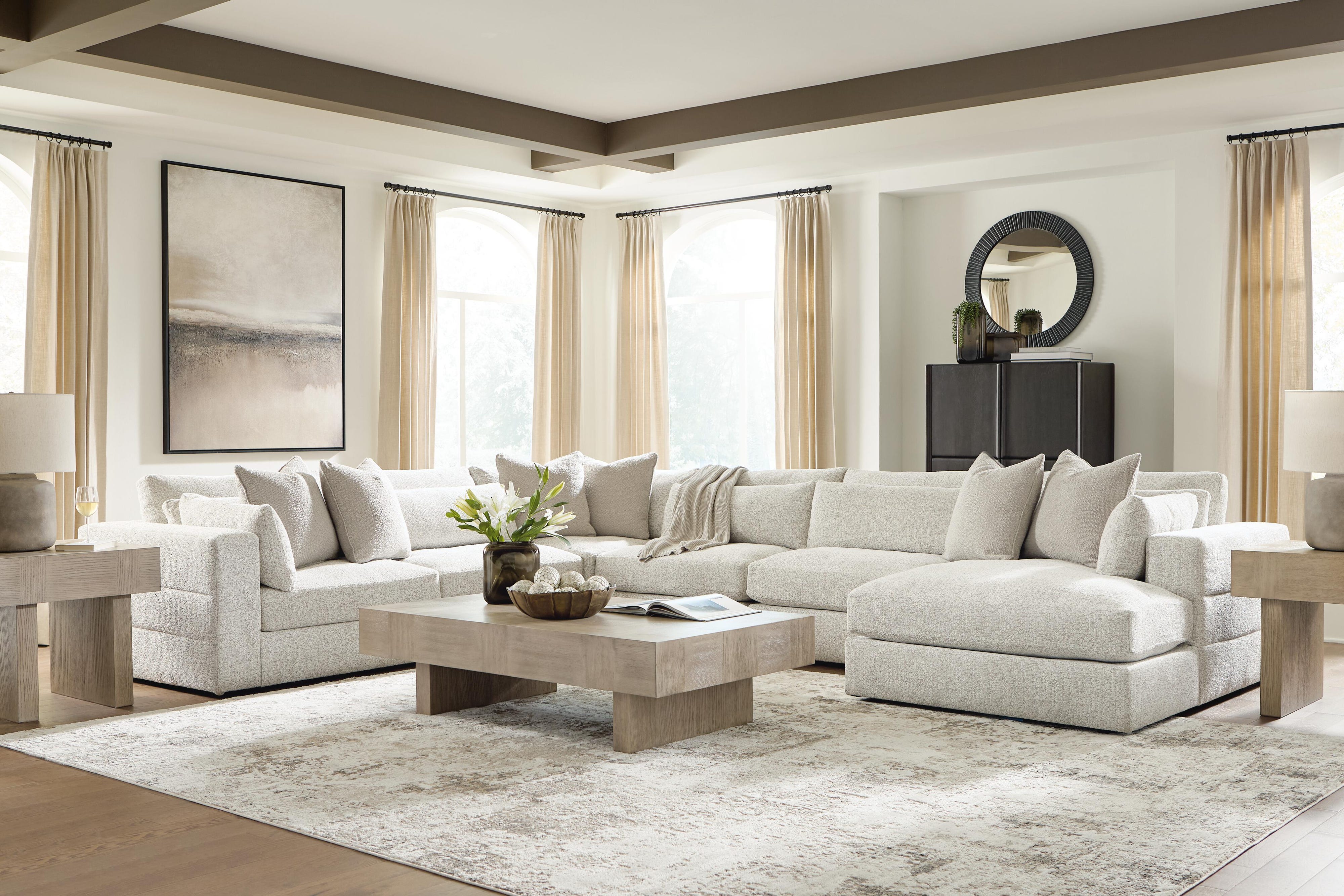 Ashbourne Estate 6-Piece Sectional with Chaise
