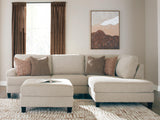 Steelwater Retreat 2-Piece Sectional with Chaise and Oversized Accent Ottoman