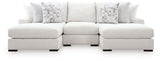 Misty-Lakes 3-Piece Double Chaise Sectional