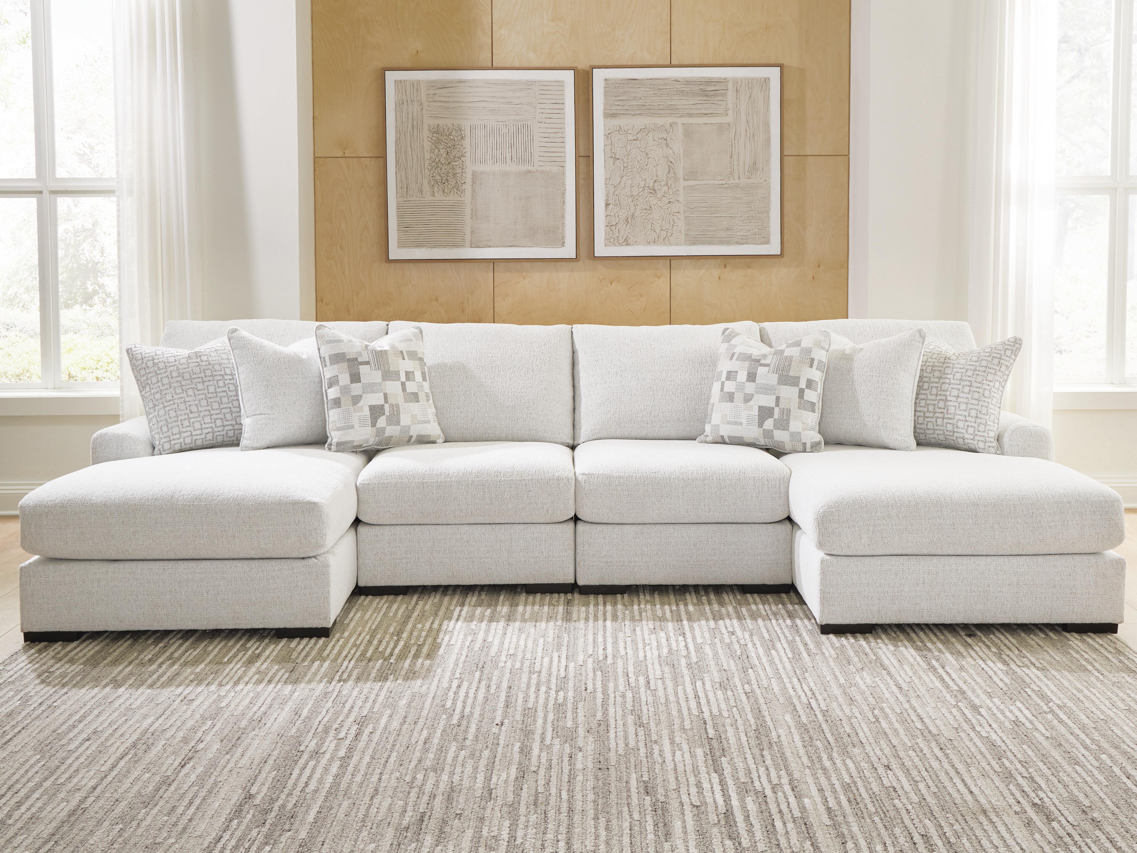 Misty-Lakes 4-Piece Double Chaise Sectional