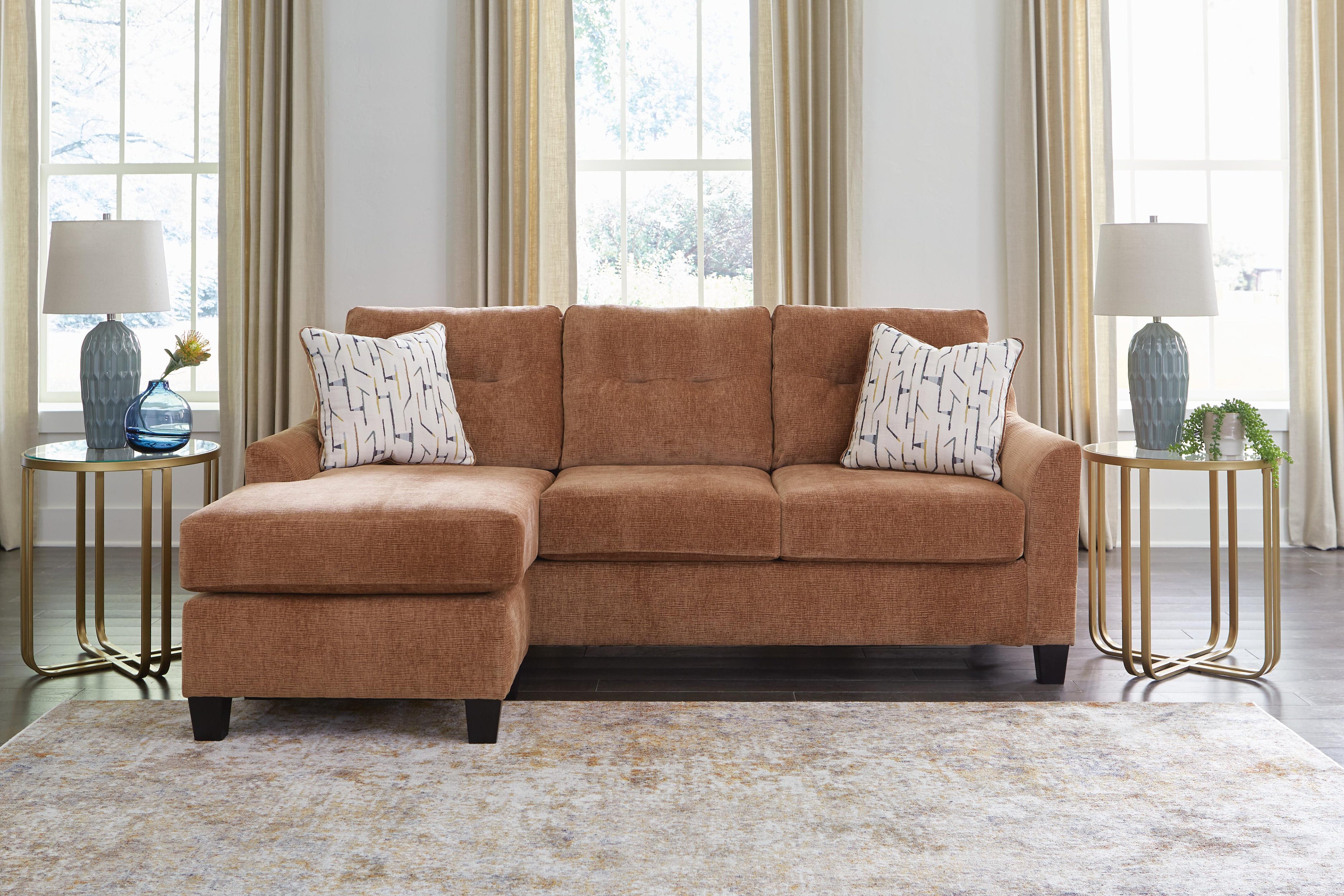 Amity Bay Sofa Chaise and Ottoman