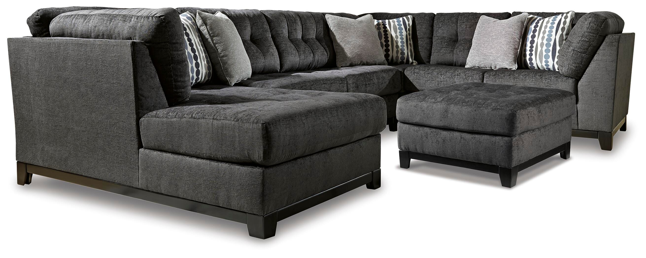 Reidshire 3-Piece Sectional with Ottoman