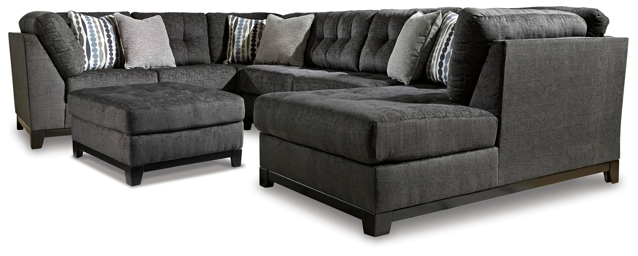 Reidshire 3-Piece Sectional with Ottoman
