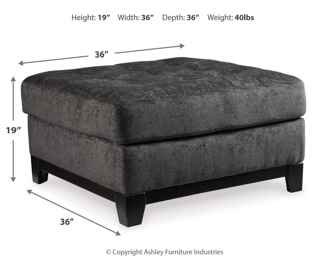 Reidshire 3-Piece Sectional with Ottoman