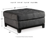 Reidshire 3-Piece Sectional with Ottoman