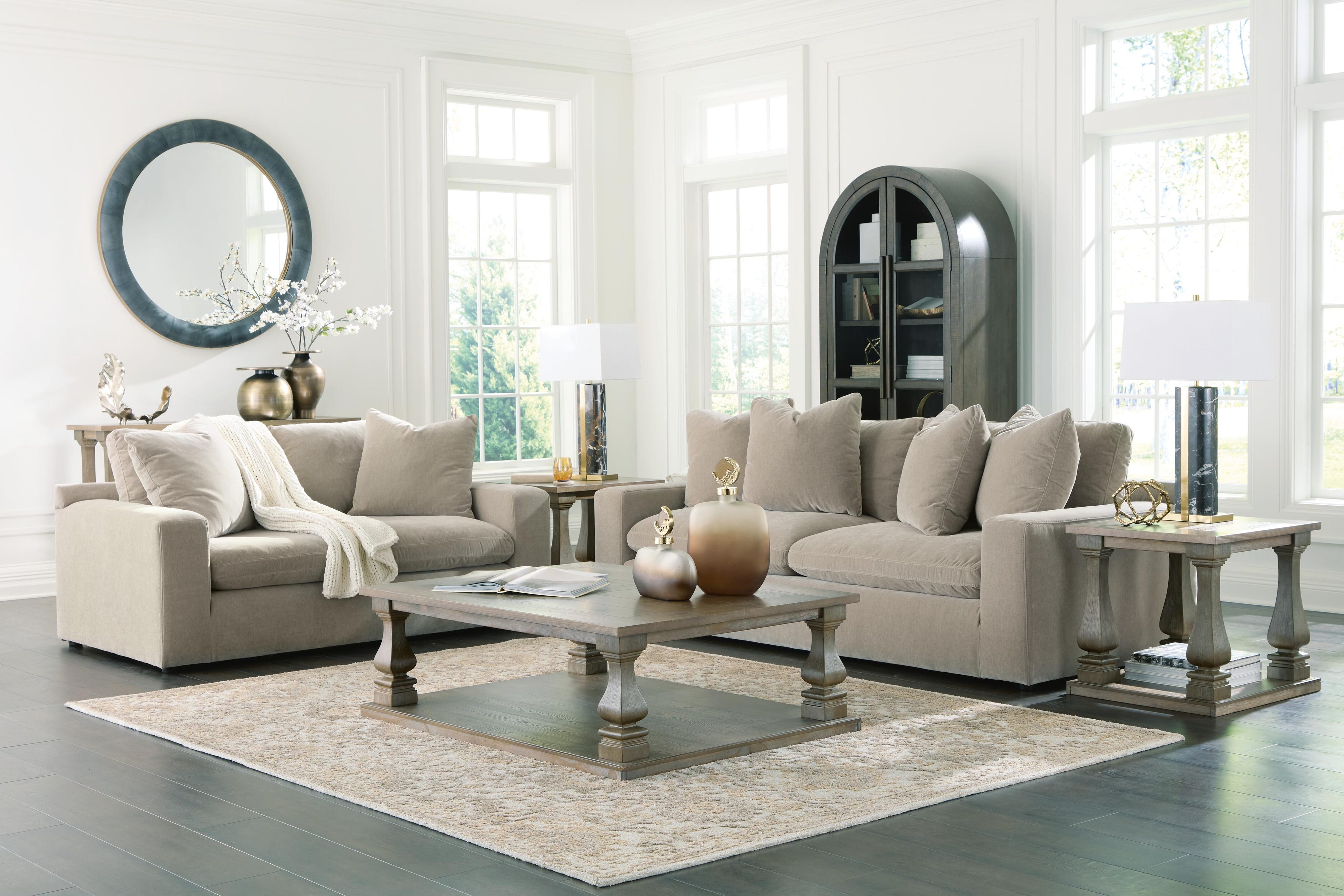 Maxton Heights Sofa and Loveseat