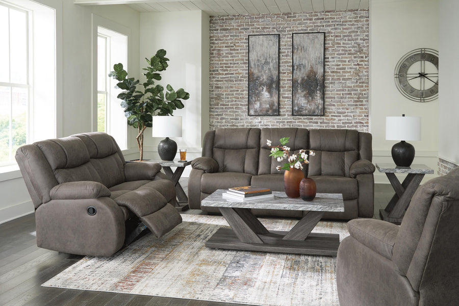 First Base Sofa, Loveseat and Recliner